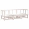 vidaXL Juego de muebles de jard&iacute;n 3 pzas madera maciza de pino blanco