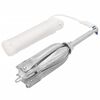 vidaXL Ancla plegable cuerda hierro fundido galvanizado plata 10 kg