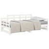 vidaXL Sof&aacute; cama extra&iacute;ble sin colch&oacute;n blanco 2x(90x190) cm