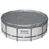 Bestway Cubierta para Piscina &Oslash;3,66 m Redondo Poli&eacute;ster Gris