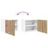 vidaXL Mueble colgante 2 pcs Roble Artesano y 50 x 31 x 40 cm