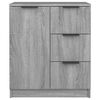 vidaXL Aparadores 2 uds madera contrachapada gris Sonoma 60x30x70 cm