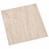 vidaXL Tablas de Suelo 55 pcs Marr&oacute;n Claro 5,11 m&sup2; PVC
