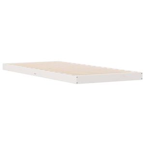 vidaXL Estructura de cama 213.5 x 104 x 9 cm Madera de pino macizo