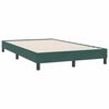 vidaXL Cama box spring con colch&oacute;n terciopelo verde oscuro 120x220 cm