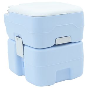 vidaXL Inodoro de Camping Azul 41,5 x 36,5 x 42 cm