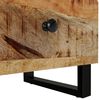 vidaXL Mesita de noche de madera maciza de mango 40x33x46 cm