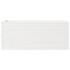 vidaXL Jardinera de madera maciza de pino blanca 110x40x46 cm