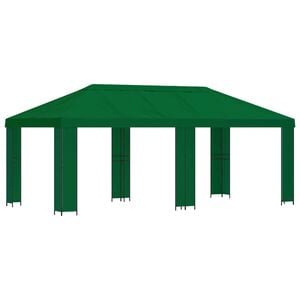 vidaXL Gazebo de Jard&iacute;n 6 x 3 m Verde Poli&eacute;ster y Acero 190 gsm