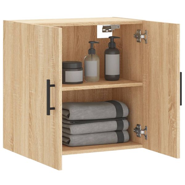 vidaXL Armario de pared madera de ingeniería roble Sonoma 60x31x60 cm