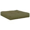 vidaXL Coj&iacute;n de Asiento de 1 Pieza VIANEN 100% Poli&eacute;ster Verde oliva
