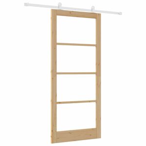 vidaXL Puerta Corredera ORKDAL Natural 93 x 211 cm
