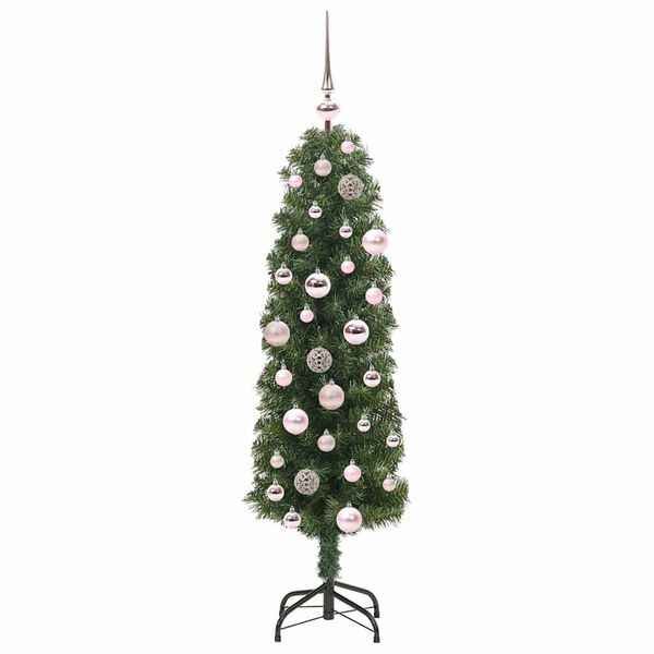 vidaXL Árbol de Navidad artificial Verde 120 cm PVC, Acero y Plástico