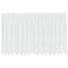 vidaXL Cortina de Encaje Blanco 140 x 400 cm Poli&eacute;ster