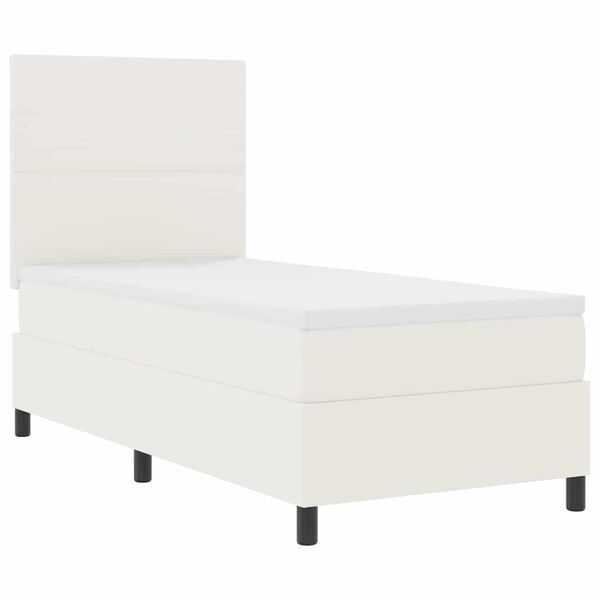 vidaXL Cama tipo Box Spring Crema y 90 x 190 cm Tela de Pana