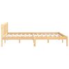 vidaXL Estructura de cama sin colch&oacute;n madera maciza 140x200 cm
