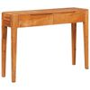 vidaXL Mesa Consola Marr&oacute;n 110 x 30 x 80 cm Madera de Acacia S&oacute;lida