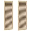 vidaXL Puerta de Armario con puerta 2 uds. Natural 110 x 2,1 x 39,5 cm