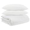 vidaXL Juego de Edred&oacute;n con almohada 3 pcs Pluma de pato
