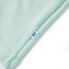 Camiseta infantil verde menta claro 140