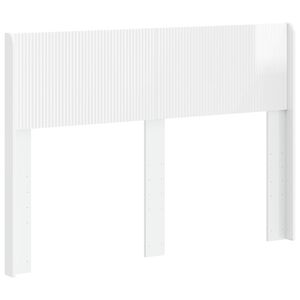 vidaXL Cabecero Blanco Brillante PB