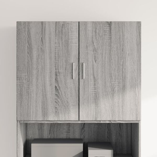 vidaXL Armario de pared madera de ingenier&iacute;a gris Sonoma 80x42,5x64 cm