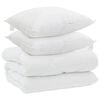 vidaXL Edred&oacute;n de Invierno con almohada 3 pcs Microfibra
