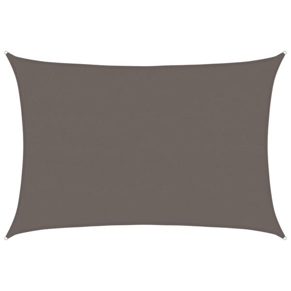 vidaXL Toldo de vela gris antracita HDPE 160 g/m&sup2; 5x7 m