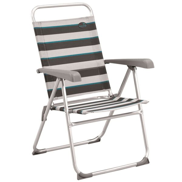 Easy Camp Silla plegable Spica gris 58x58x95,5 cm 420022