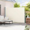 vidaXL Toldo lateral retr&aacute;ctil para patio crema 200x300 cm