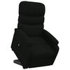 vidaXL Sill&oacute;n elevable tela negro