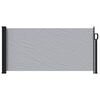 vidaXL Toldo lateral retr&aacute;ctil 500 x 100 cm Poli&eacute;ster Rectangular Gris