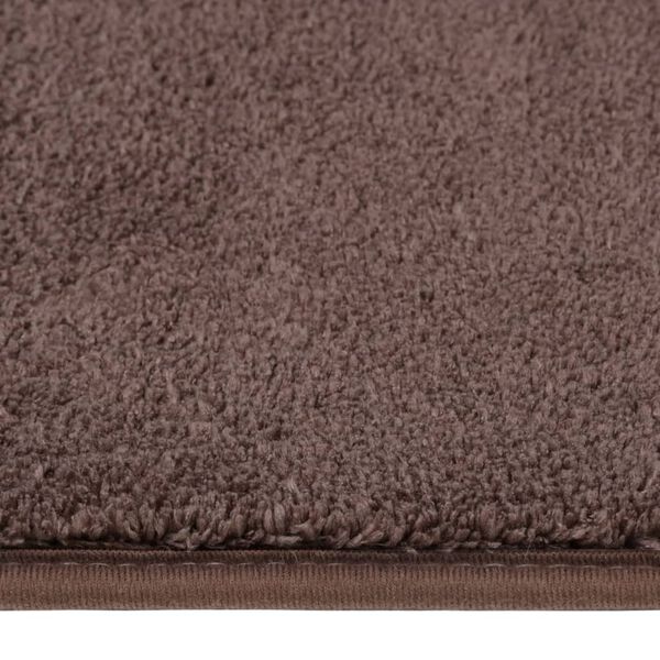 vidaXL Alfombra de peluche gris taupe 230x160 cm