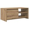 vidaXL Mesa de centro Roble artisan 102 x 50 x 45 cm