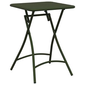 vidaXL Mesa de Bistr&oacute; Verde oscuro 55 x 55 x 72,5 cm