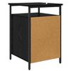 vidaXL Armario de Noche 2 pcs Roble Negro 40 x 42 x 60cm