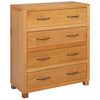 vidaXL Armario con caj&oacute;n Marr&oacute;n 80 x 35 x 95 cm Madera de Roble S&oacute;lido