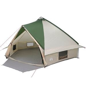 vidaXL Tienda de campa&ntilde;a Teepee para 10 personas 10 persona Verde y