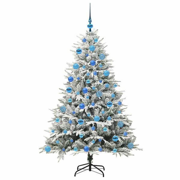 vidaXL &Aacute;rbol de Navidad Artificial Pre-iluminado con Juego de Bolas