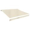 vidaXL Tela de repuesto para toldo crema 600x300 cm poli&eacute;ster