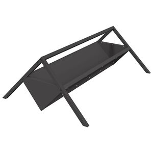 vidaXL Abrevadero para ganado Negro 111 x 76 x 38 cm 10 kg