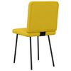 vidaXL Sillas de comedor 4 unidades terciopelo amarillo
