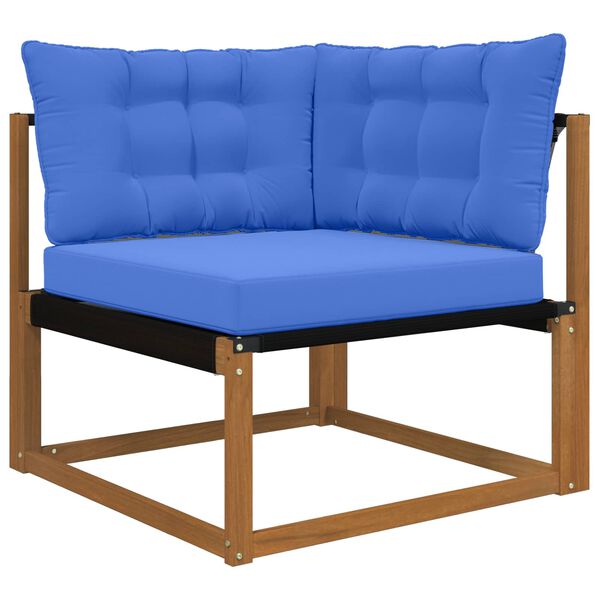 vidaXL Coj&iacute;n para sof&aacute; de exterior 3 pcs Tuquesa Poli&eacute;ster