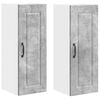vidaXL Armario de Pared PORTO 2 uds. Gris Concreto