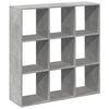 vidaXL Librer&iacute;a divisora madera gris hormig&oacute;n 102x29x103,5 cm