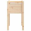 vidaXL Jardineras 2 uds madera maciza de pino 40x40x70 cm