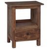 vidaXL Mesita de Noche Marr&oacute;n 30 x 30 x 47 cm Madera s&oacute;lida recuperada