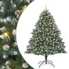 vidaXL &Aacute;rbol de Navidad artificial Verde 180 cm PVC, Pl&aacute;stico y Acero