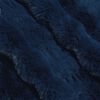 vidaXL Manta de Piel de Conejo Sint&eacute;tica Azul Marino 150 x 220 cm