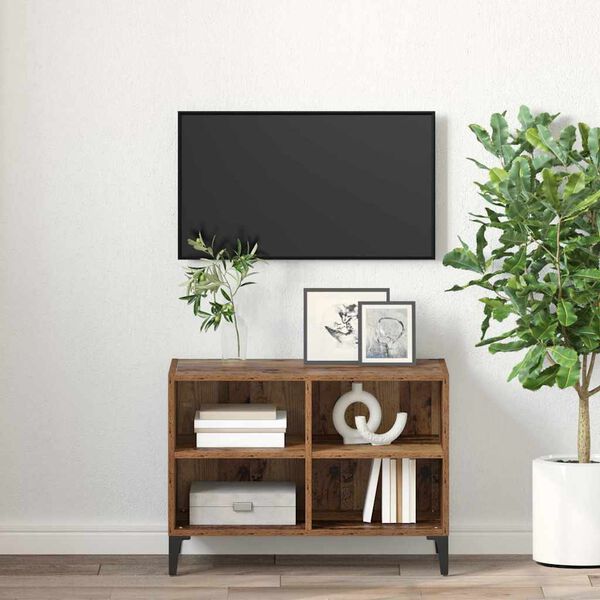 vidaXL Conjunto de mueble de TV Marr&oacute;n 69,5 x 30 x 50 cm